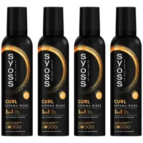 Espuma Rizos Flex Syoss 4x250ml