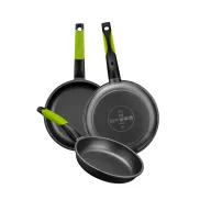 Set de 3 Sartenes BRA Prior + 2 Safe - Inducción Apta