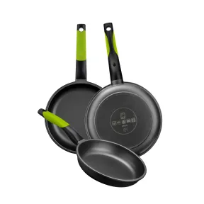 Set de 3 Sartenes BRA Prior + 2 Safe - Inducción Apta