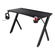 Mesa Gaming Negra Trust GXT 712 de 120cm para diestros