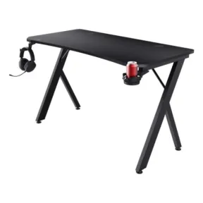 Mesa Gaming Negra Trust GXT 712 de 120cm para diestros