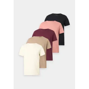 Camisetas básicas por Pier One en 5 pack, varios colores.