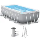 Piscina elevada Intex Prisma Frame 400x200 cm + Bomba y Escalera