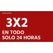 Fifty super jueves: 3X2 en todo