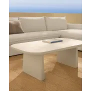 Mesa de jardín Miami Blanco de policemento de El Corte Inglés