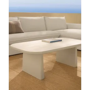 Mesa de jardín Miami Blanco de policemento de El Corte Inglés