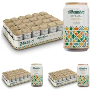 Pack de 24 Latas de Cerveza Alhambra Especial 33cl