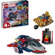 Capitán América vs. Thanos LEGO ǀ Quinjet y Minifiguras
