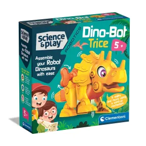 Dino BOT Triceratops - Set de Robot Montable Clementoni