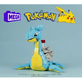 Lapras MEGA de Pokémon en Bloques de Construcción (Mega Construx)
