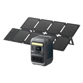 Estación de Energía Anker Solix C300X con Placa Solar PS60