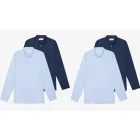 Camisa elegante 4 PACK - light blue y dark blue by Pier One