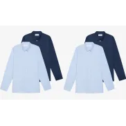 Camisa elegante 4 PACK - light blue y dark blue by Pier One