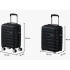 Maleta Shadow Black American Tourister Flashline Classic S