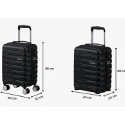 Maleta Shadow Black American Tourister Flashline Classic S