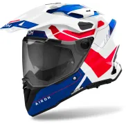 Casco Commander 2 Integral AIROH BlueRed Gloss