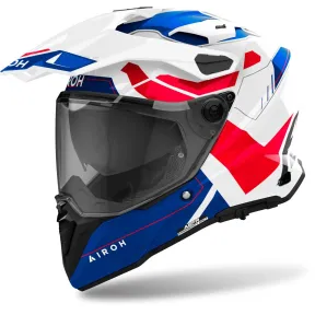 Casco Commander 2 Integral AIROH BlueRed Gloss