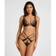Tanga Abierta Negra Tasha - Estilo Brasileño