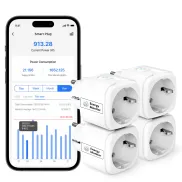 Tomada Inteligente WiFi 16A con Medición y Control por Voz