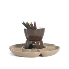 Juego de Fondue de Chocolate HOME 723544, 7 Piezas Marrón