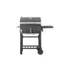 Barbacoa negra e inoxidable KOA para jardín