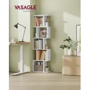 Estantería moderna de 5 niveles para libros y separación de espacios