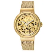 Reloj automático de mujer Oro Tous con mecanismo visible