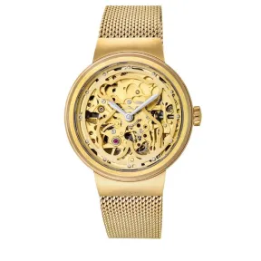 Reloj automático de mujer Oro Tous con mecanismo visible