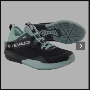 Zapatillas Mujer Head Motion Pro Padel Negro Aqua
