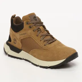 Zapatillas altas Voyager Park en cuero marrón y negro