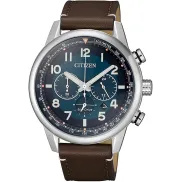 Reloj Citizen Eco-Drive hombre con correa de cuero cronógrafo
