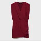 Lyocell vestido corto y elegante