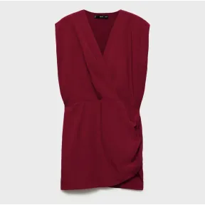 Lyocell vestido corto y elegante