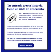 20% de Descuento en San Diego Comic-Con para Clientes BBVA
