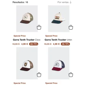 Gorras Outdoor Tenth Trucker con Logo Metal a 4,99€ - 16 Modelos