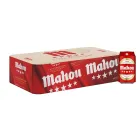 Mahou 5 Estrellas Pack de 28 Latas de Cerveza Lager