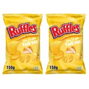 Ruffles Yorkeso, Aperitivo de Patatas Fritas, 150gr