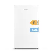 Congelador Vertical 60L Blanco Monopuerta Ajustable Silencioso