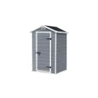 Caseta de Jardín Keter Manor 4X3 - Gris y Resistente al Agua