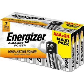 Pack de 24 pilas alcalinas Energizer AAA 1,5V