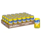 Pack de 24 latas Fanta Limón Zero Azúcar 330 ml bajo en calorías
