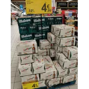 Pack de 24 botellines San Miguel en Carrefour Parla