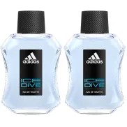 Paquete de 2 Adidas Ice Dive Eau De Toilette 100ml
