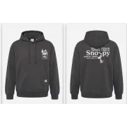 Sudadera Snoopy con capucha y bolsillo de algodón 100%