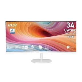 Monitor Curvo 34'' UltraWide Quad HD MSI Pro MP341CQW E12