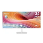 Monitor Curvo MSI 34" UltraWide Quad HD 120Hz en Blanco
