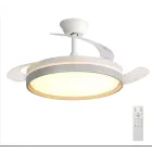 Lámpara inteligente con ventilador invisible y control remoto