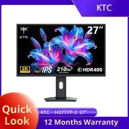 Monitor KTC H27T7P-2, 27" QHD 200Hz, colores vibrantes.