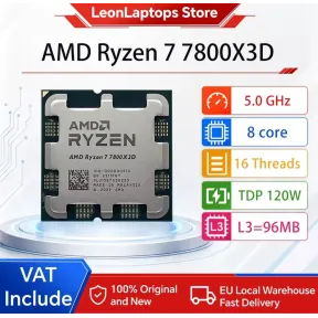 Procesador AMD Ryzen 7 7800X3D 5GHz 8 núcleos AM5