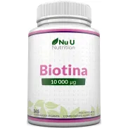 10,000 mcg de Biotina Vegana para el Cabello - 365 Comprimidos